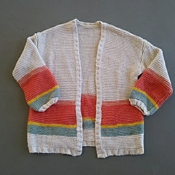 Marine Layer Karolina Multicolor Striped Cardigan Sweater - Picture 2 of 9